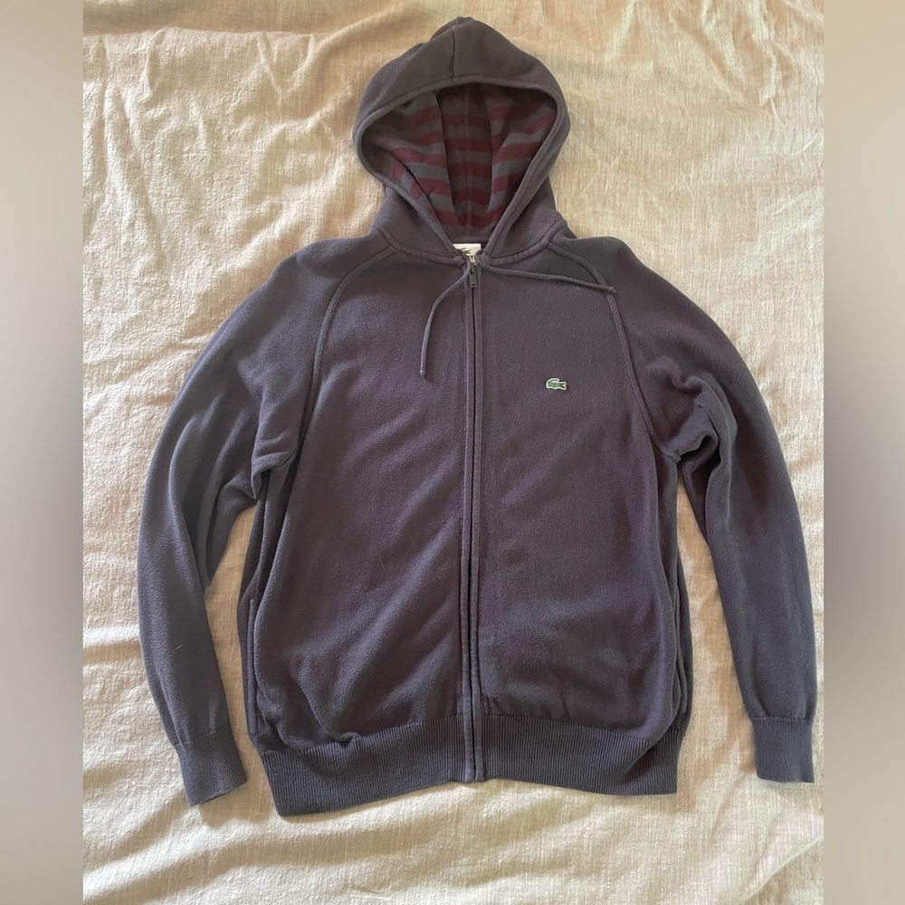 Lacoste Zip-up hoodie (size 5)